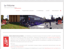 Tablet Screenshot of levolume.fr
